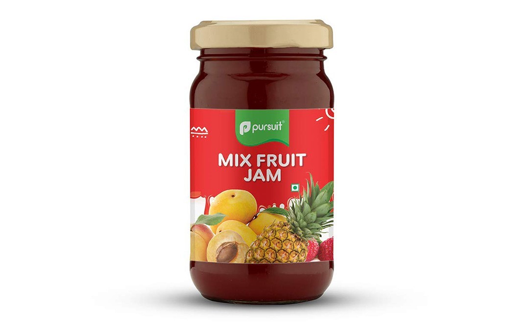 Pursuit Mix Fruit Jam    Glass Jar  370 grams